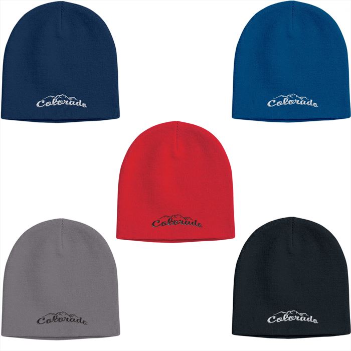AH1075 Knit Beanie Cap with Custom Imprint